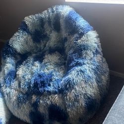 Blue Tye Dye Bean Bags