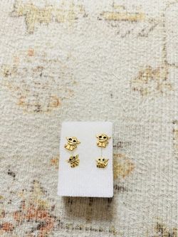 Girls Gold Earrings 
