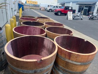 Authentic High Quality Wine Barrel Planters For Sale