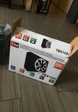 Car speaker tbx 10a