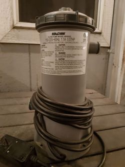 Above ground pool pump