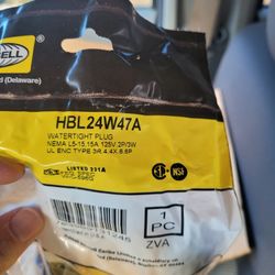 Hubble Water Tight Twist Plug