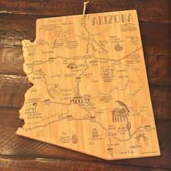 State Of Arizona Cutting Board 