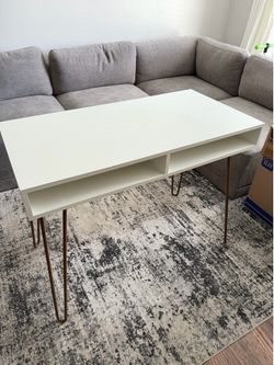 Target Threshold white desk