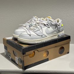 Nike off-white x dunk low lot 49 of 50 NEW 10.5