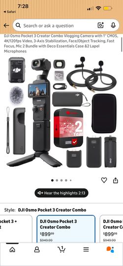 Dji Osmo Pocket 3 Kit