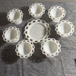 Anchor Hocking Milk Glass