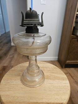 Vintage Glass Kerosene Lantern
