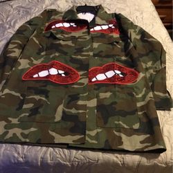 Denim Camouflage Jacket