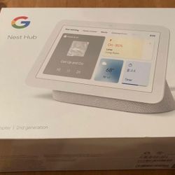 New and sealed Nest Hub 7” Smart Display with Google Assistant (2nd Gen) 