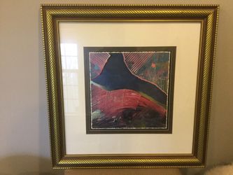 Pair of abstract paintings ($50 for one)