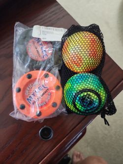 Roller and Field Hockey Puck and Ball. Free