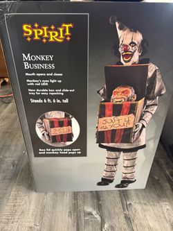 Spirit Halloween Monkey Business Animatronic