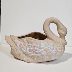 Vintage Swan Planter