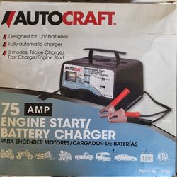 Autocraft 75 Amp Engine Start Battery Charger