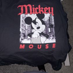 Black Mickey Mouse  House T-Shirt