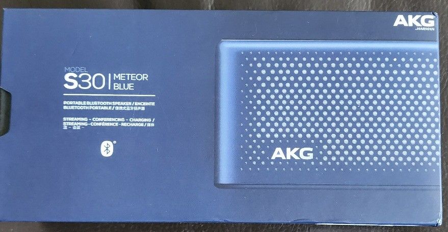 AKG S30 Portable Bluetooth Speaker. New