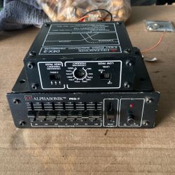 ALPHASONIK EQ AND CROSSOVER 
