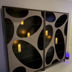 Michael Amini display cases 