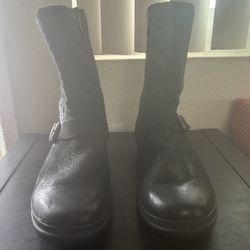 Women’s Black  SZ 8 ‘UGG’ Moto Boots