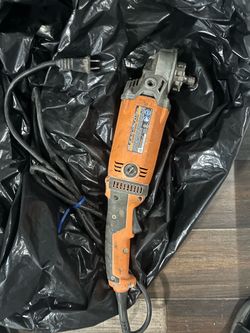 RIDGID R10202 7-Inch Angle Grinder 120V 15A Corded Electric Orange/Black