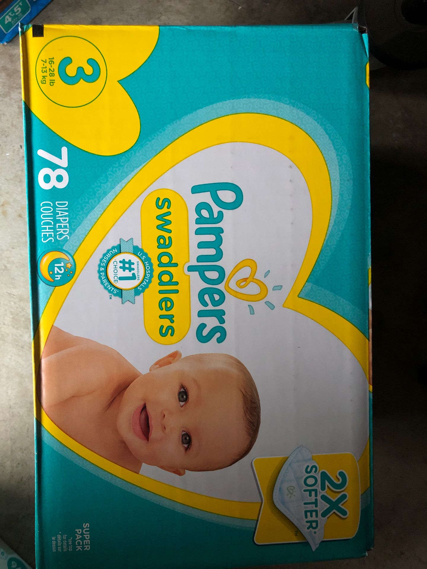 Pampers diapers size 3