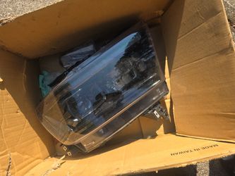 Dodge Ram 1500 headlight.