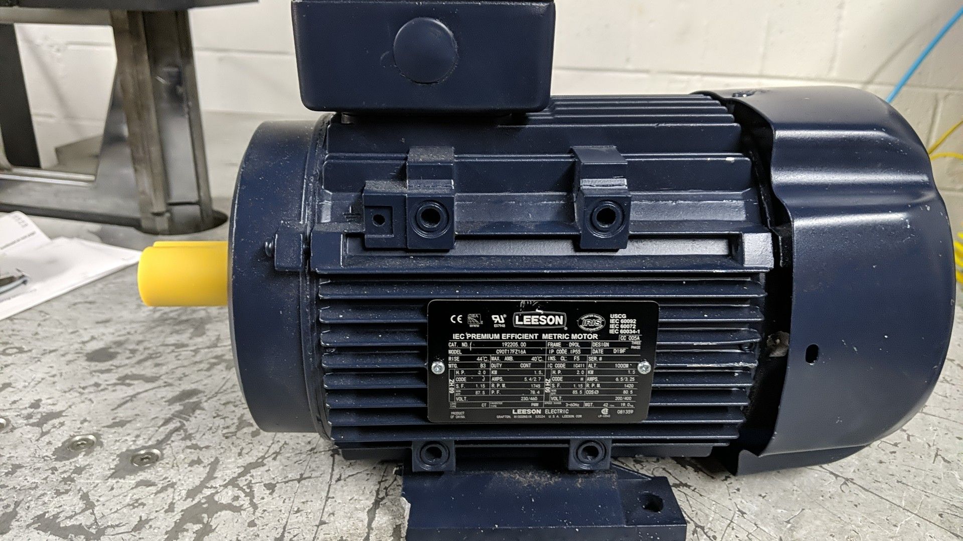 2HP LEESON 1710RPM 90L IP55 3PH IEC MOTOR 192205.00