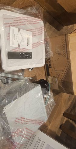 Bathroom Exhaust Fan with Light Kit and Remote Control
