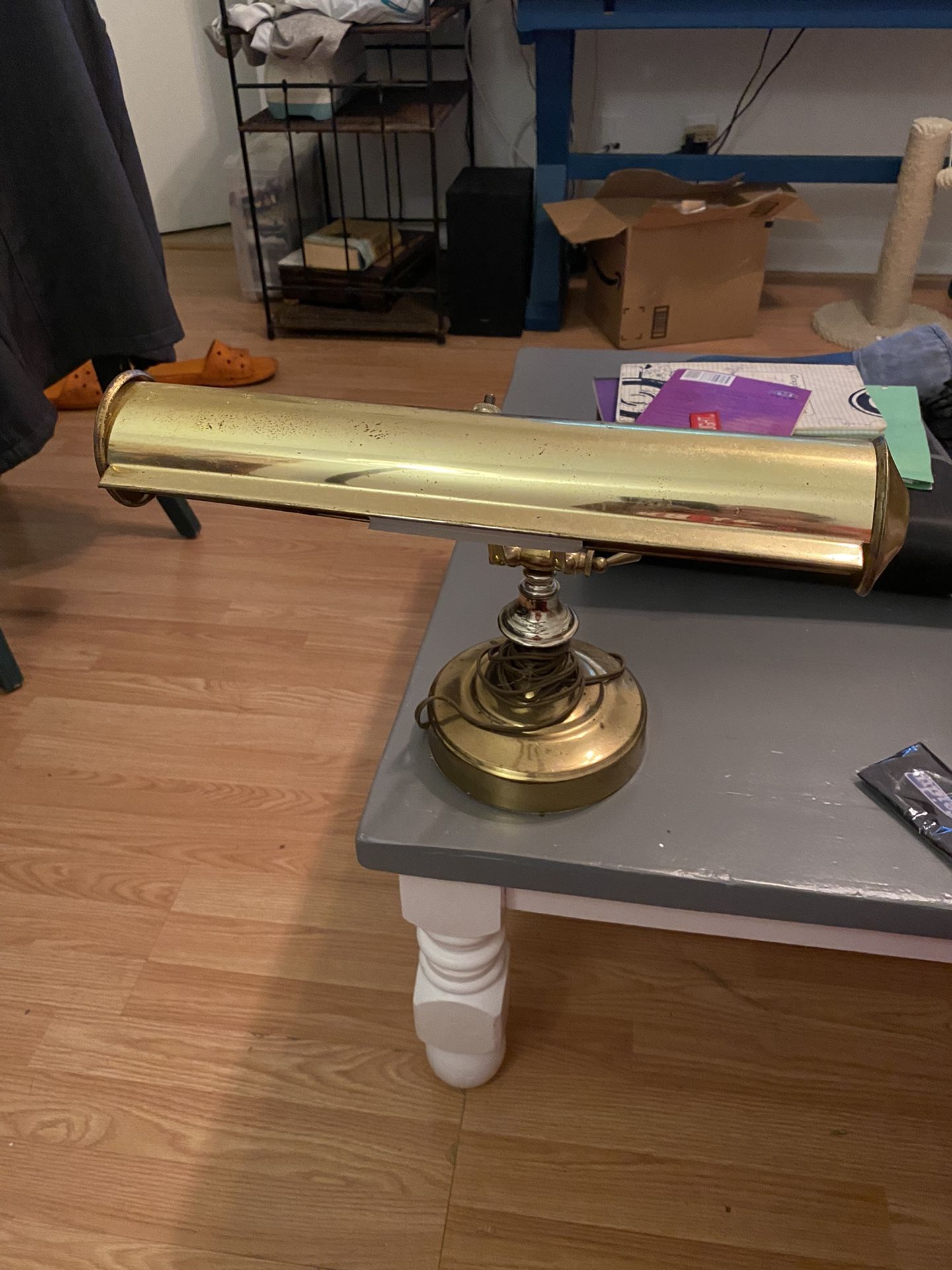 Vintage Gold Desk Lamp