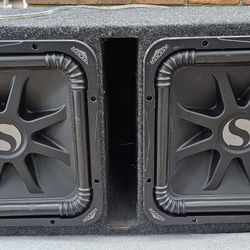 Kicker L5s 15s with amps and extra speakers