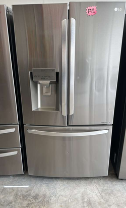 LG French Door Fridge – Stainless, Ice & Water in Door