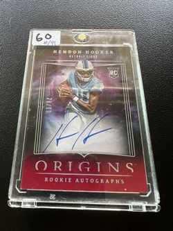 Hendon Hooker On Card Auto /99