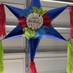 Happy Birthday Star Pinata