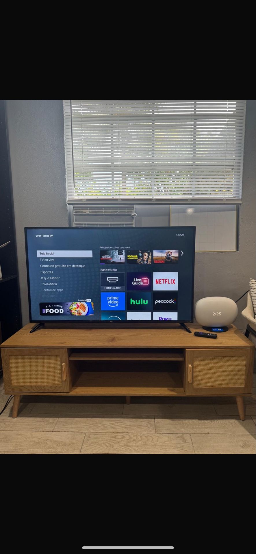 📢 URGENT SALE! 📺 55” Smart TV + TV Stand — $180 for everything