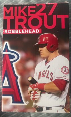 Anaheim Angels Mike Trout 2014 SGA Bobblehead Youngest Hit Cycle