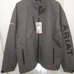 BRAND NEW WHITH TAGS ARIAT FR TEAM LOGO INSULATED WATERPROOF JACKET SIZE XL REGULAR 