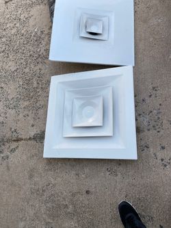 24 in. commercial air conditioning vents 6 inch