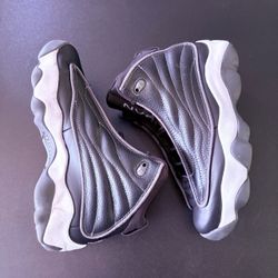 Jordan Pro Strong 'Black White Anthracite' basketball sneakers Youth 6 leather