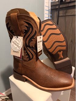 ARIAT Wide Square Toe Cowboy Boot