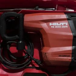 Hilti Te 800-AVR HD Drive Mint Condition Wbox And Bits Included Asking 800$ Firm
