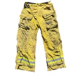 Thrashed Body Guard Firefighter Turnout Pants 31x26 Distressed Nomex Gore-Tex