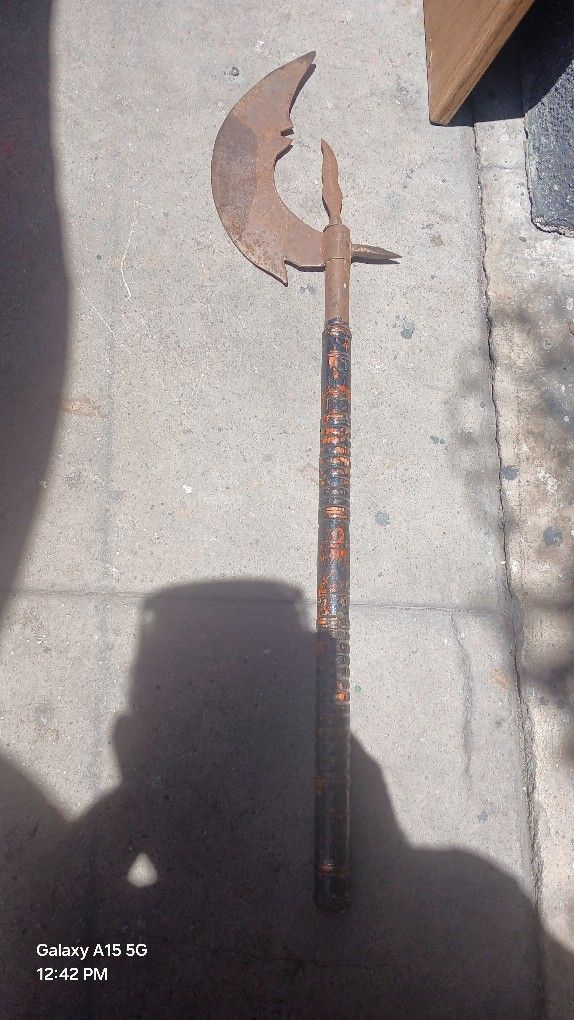 34inch Tall Metal And Wood