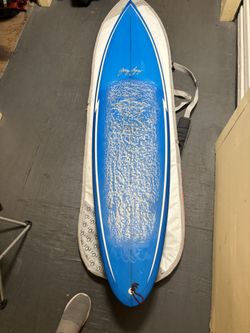 7’4” Lighting Bolt Surfboard