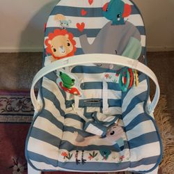 Baby Bouncy Chair with Designs.