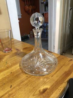 Italian Decanter Glass
