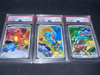 PSA Graded Pokémon First Partner Illus Collection SEQUENTIAL Set