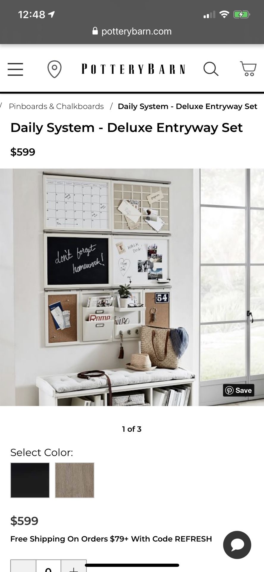 Pottery Barn wall Calendar organizer for Sale in Phoenix, AZ OfferUp