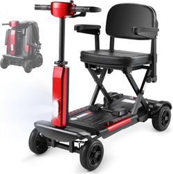 FOLDING MOBILITY SCOTER MOTOR 350W- SPEED 5MPH-RANGE 8MILES -CAPACITY 265Lbs