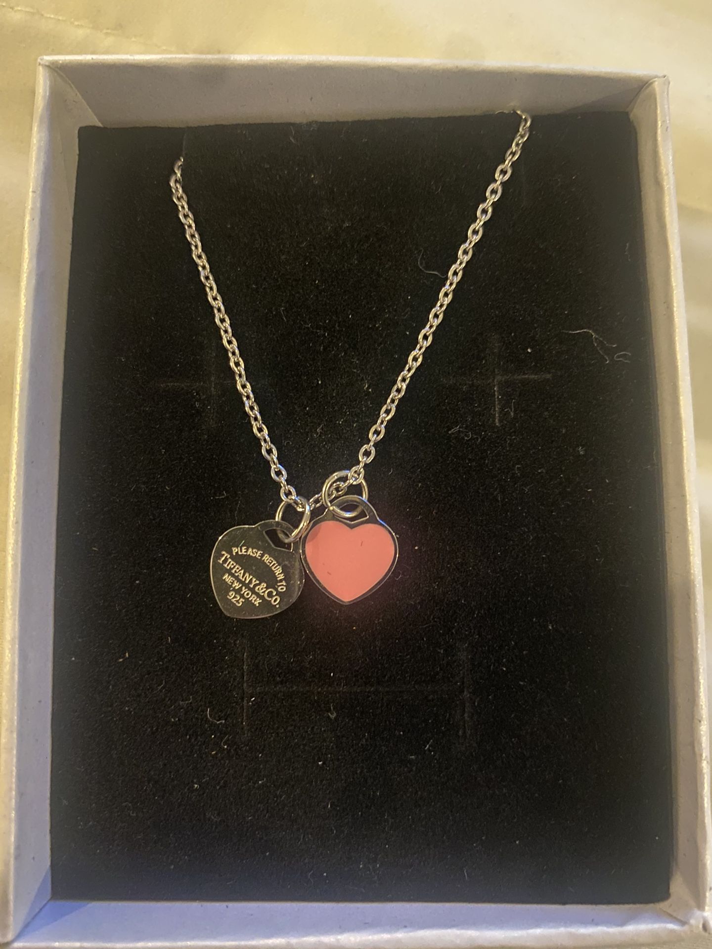 Return To Tiffany Mini Double Heart Tag Pendant for Sale in Dana Point, CA  - OfferUp